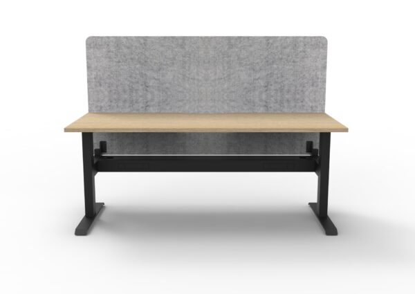 Boost  Static Single Workstation with Screen and Cable Tray - Image 2