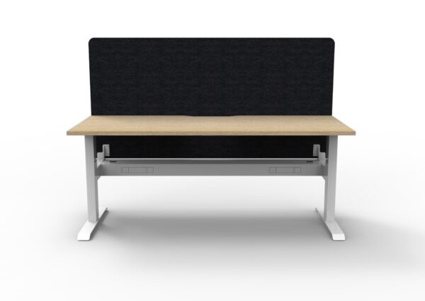 Boost  Static Single Workstation with Screen and Cable Tray - Image 2
