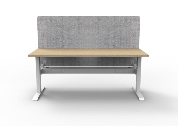 Boost  Static Single Workstation with Screen and Cable Tray - Image 4