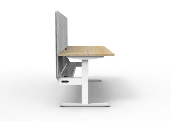 Boost  Static Single Workstation with Screen and Cable Tray - Image 2