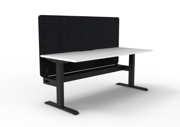 Boost  Static Single Workstation with Screen and Cable Tray