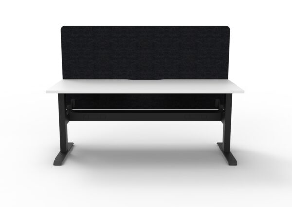 Boost  Static Single Workstation with Screen and Cable Tray - Image 2