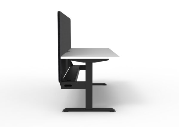 Boost  Static Single Workstation with Screen and Cable Tray - Image 3
