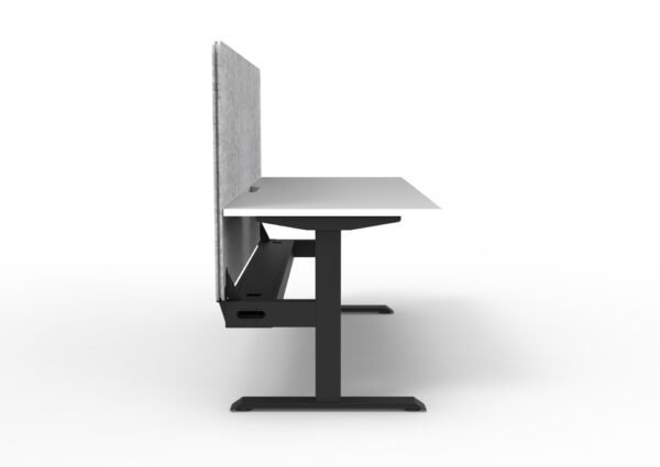 Boost  Static Single Workstation with Screen and Cable Tray - Image 3
