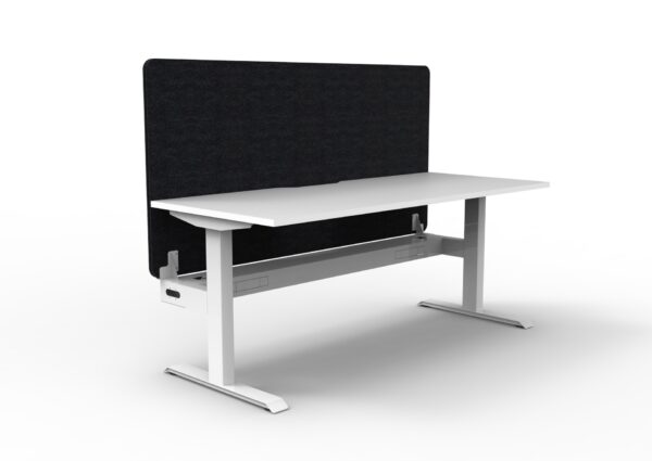 Boost  Static Single Workstation with Screen and Cable Tray