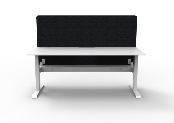 Boost  Static Single Workstation with Screen and Cable Tray - Image 2