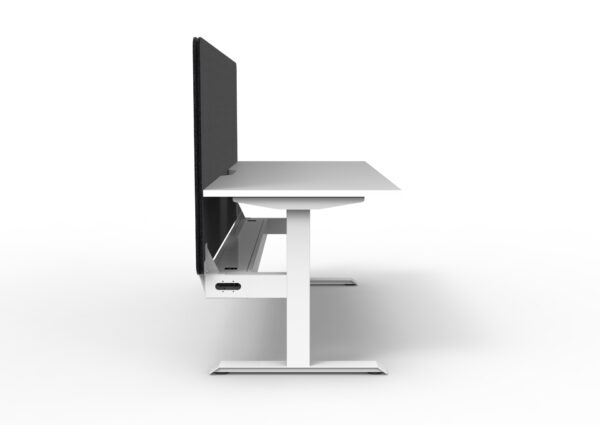 Boost  Static Single Workstation with Screen and Cable Tray - Image 3