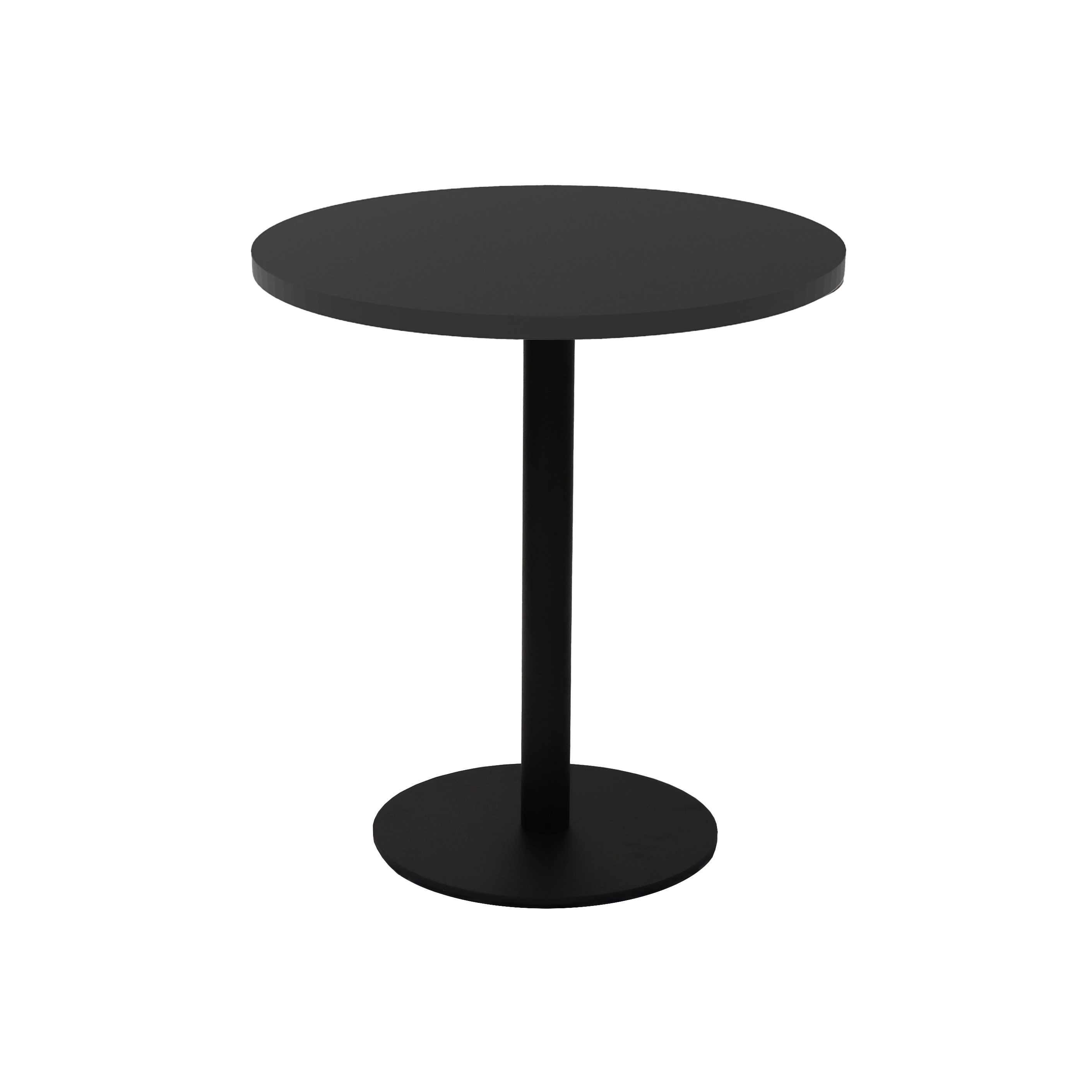 RAPIDLINE Estilo Round Table – Black Top, Black P/C Base