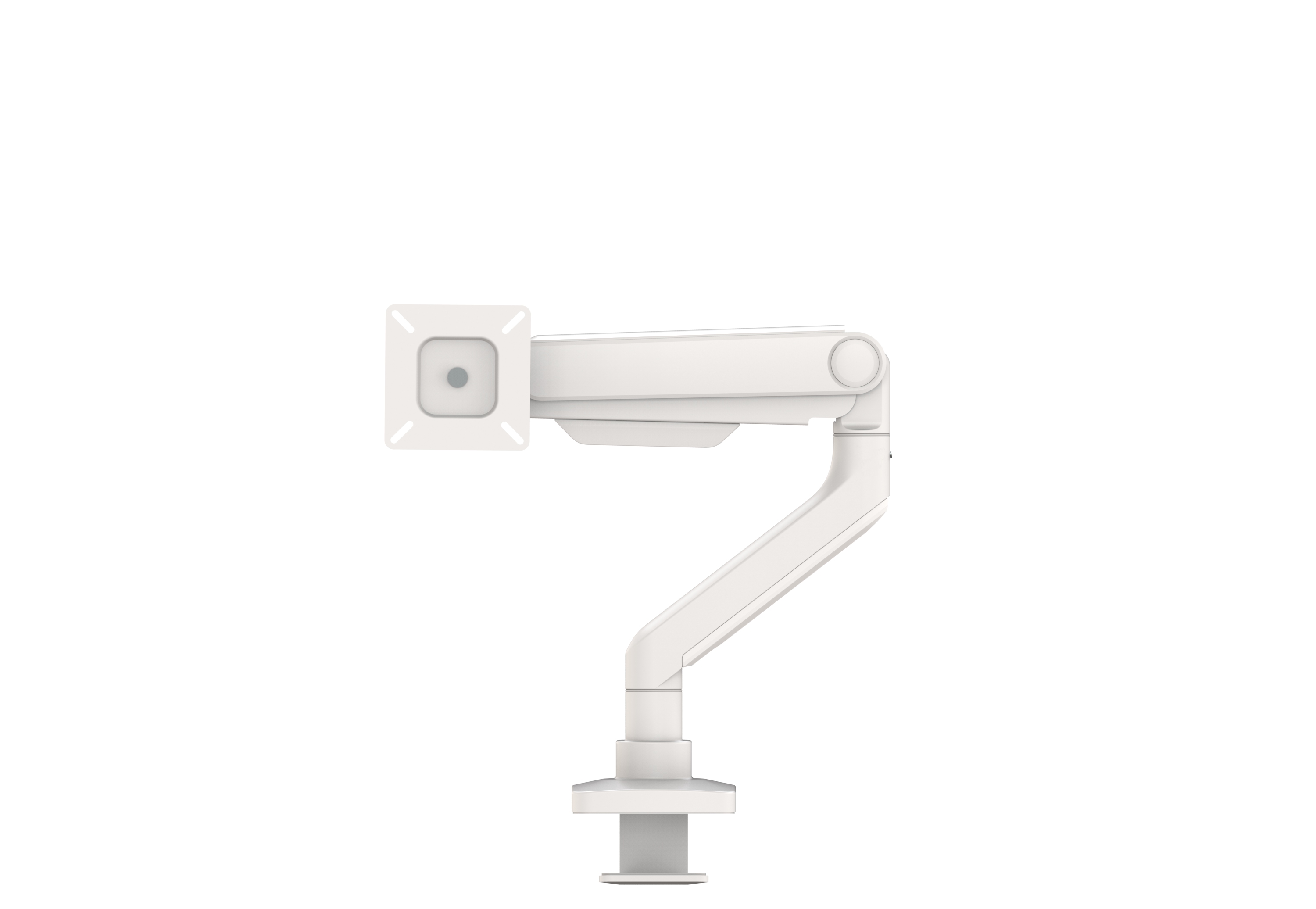Forge Heavy Duty Single Monitor Arm – White | Rapidline