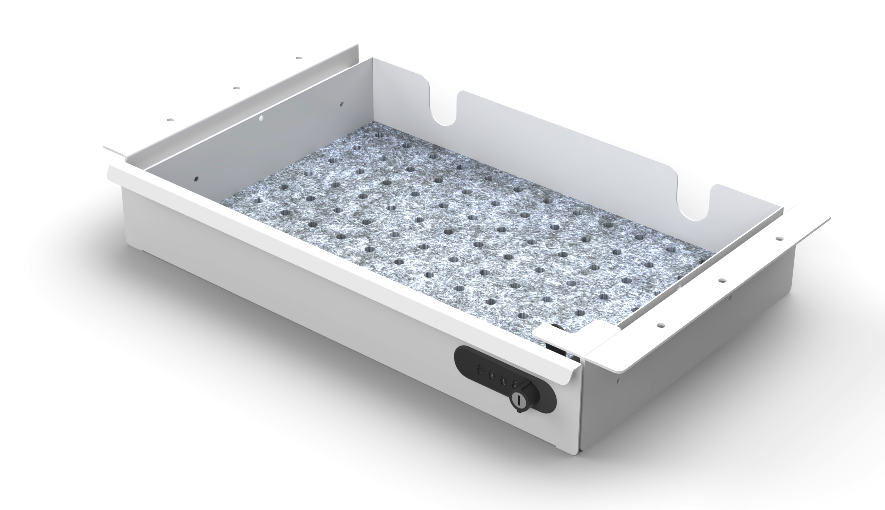 Single Slide Out Workstation Drawer - Image 2